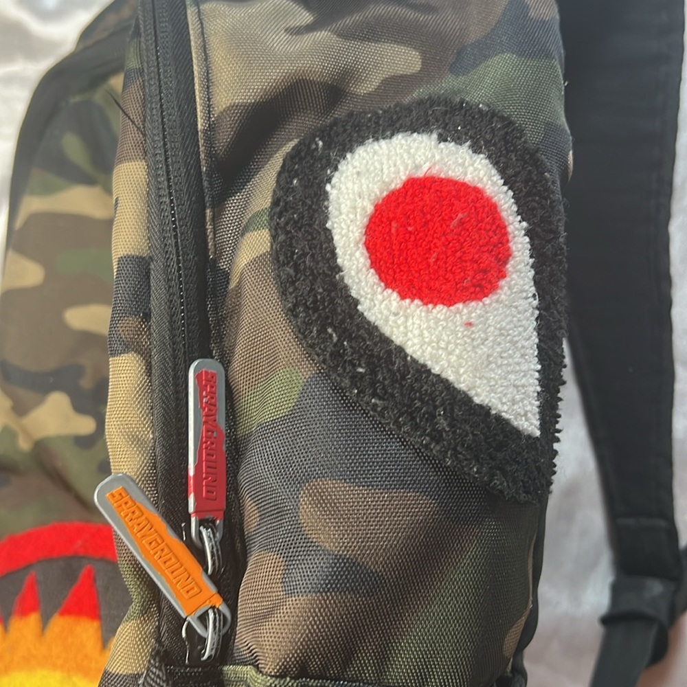 Sprayground Chenille Rainbow Shark Backpack - Picture 11 of 17